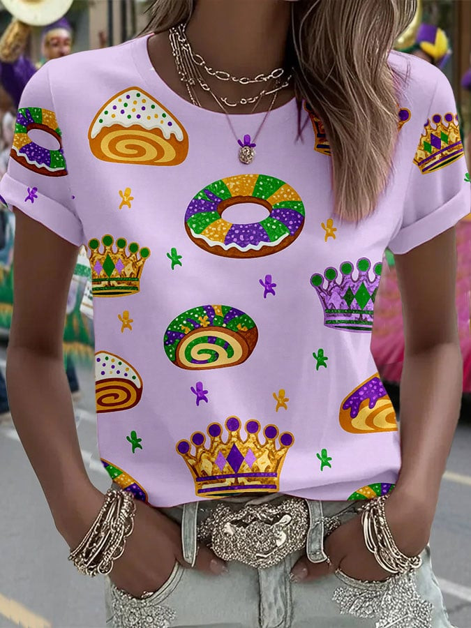 Mardi Gras Shirt For Women's Cute Clothes For Mardi Gras Gift Ideas For Sister