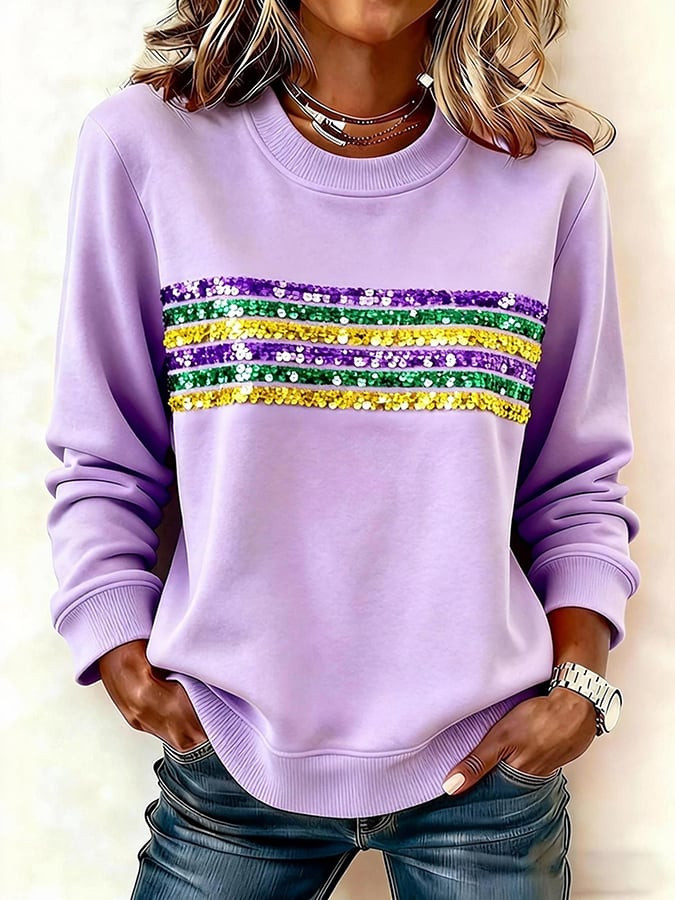 Mardi Gras Sweatshirt Cute Clothes For Mardi Gras New Orleans Holiday Clothing
