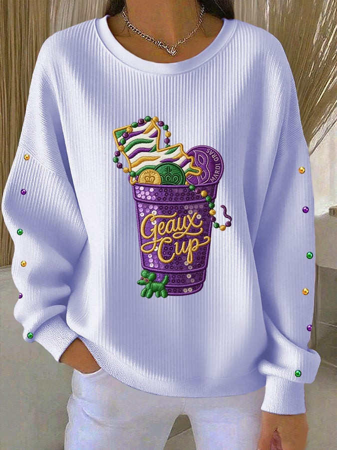 Mardi Gras Sweatshirt Mardi Gras Ladies Shirts Best Present For Sister