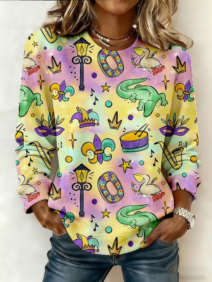 Mardi Gras Sweatshirt Mardi Gras Shirts Women Gifts For Daughter