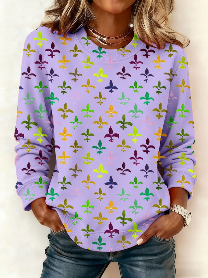 Mardi Gras Sweatshirt New Orleans Mardi Gras Clothes For Sale Gift Ideas For Women's