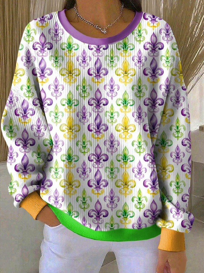 Mardi Gras Sweatshirt New Orleans Mardi Gras Party Clothes Gifts For Mother