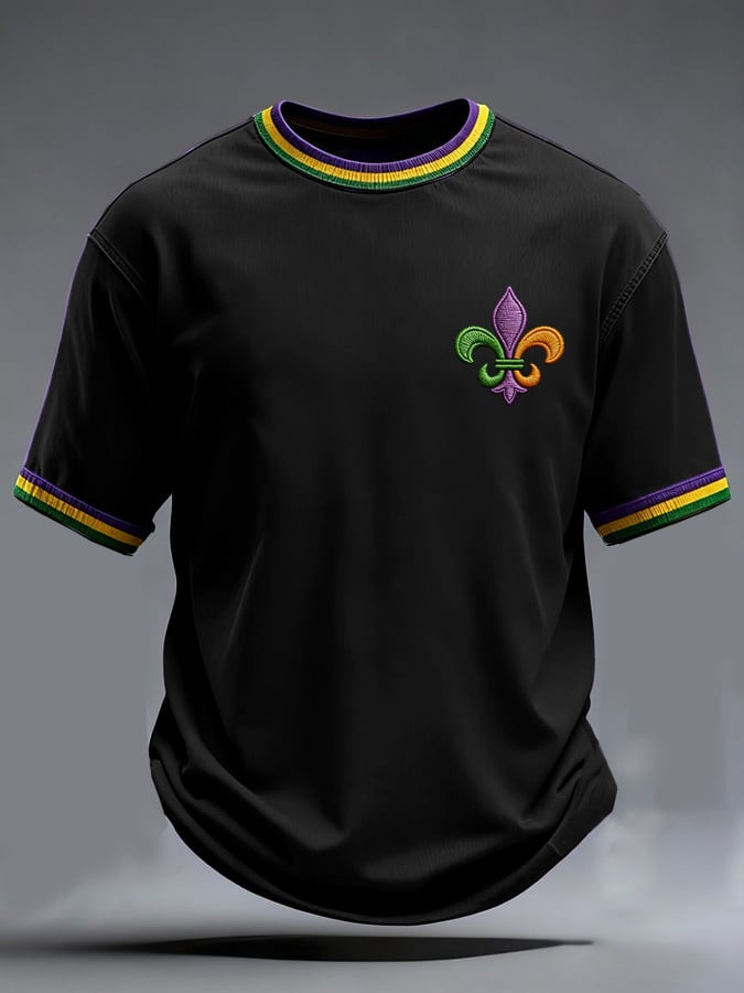 Mardi Gras T-Shirt Black Fat Tuesday Shirt Unique Mardi Gras Gifts For Him