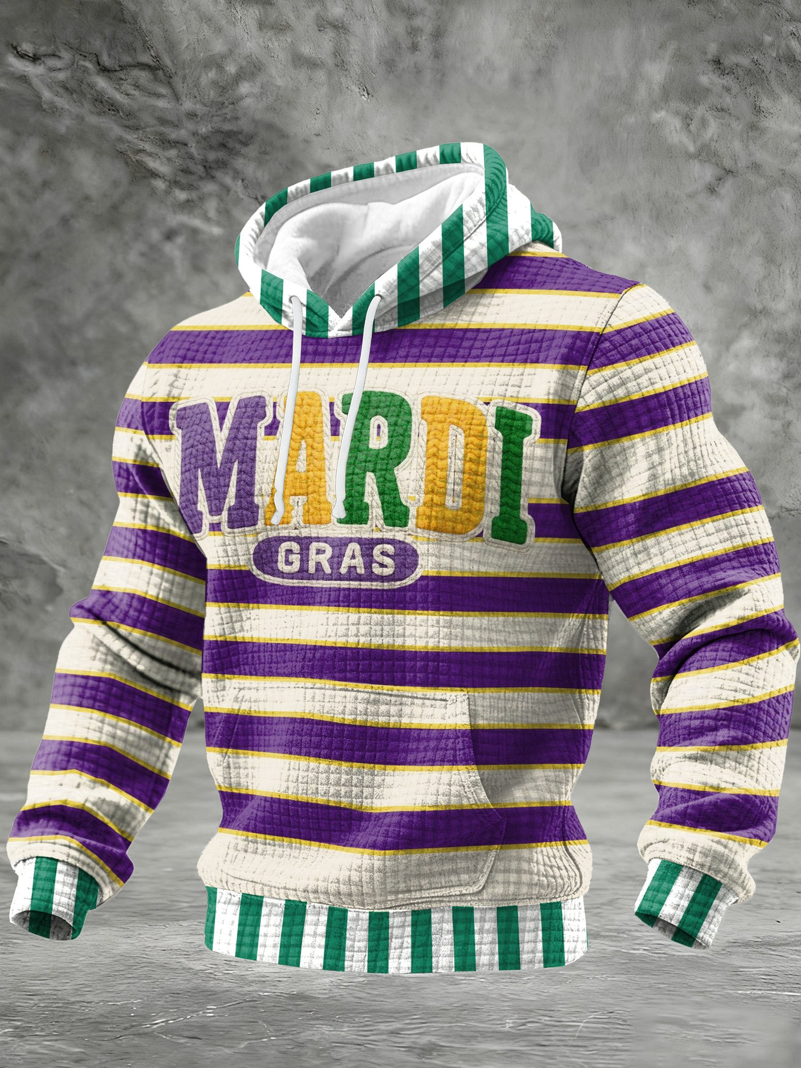 Mardi Gras Waffle Hoodie Fleur de Lis Mardi Gras Apparel Men Gifts For Holiday Mardi Gras Waffle Hoodie Fleur de Lis Mardi Gras Apparel Men Gifts For Holiday