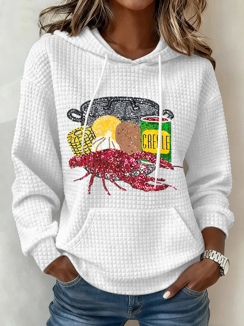 Mardi Gras Waffle Hoodie New Orleans Mardi Gras Hoodie Fleur De Lis Clothing Gifts For Sister Mardi Gras Waffle Hoodie New Orleans Mardi Gras Hoodie Fleur De Lis Clothing Gifts For Sister