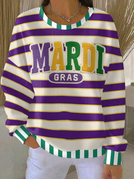 Mardi Gras Waffle Sweatshirt Cute Mardi Gras Clothes Gifts For Mom Mardi Gras Waffle Sweatshirt Cute Mardi Gras Clothes Gifts For Mom