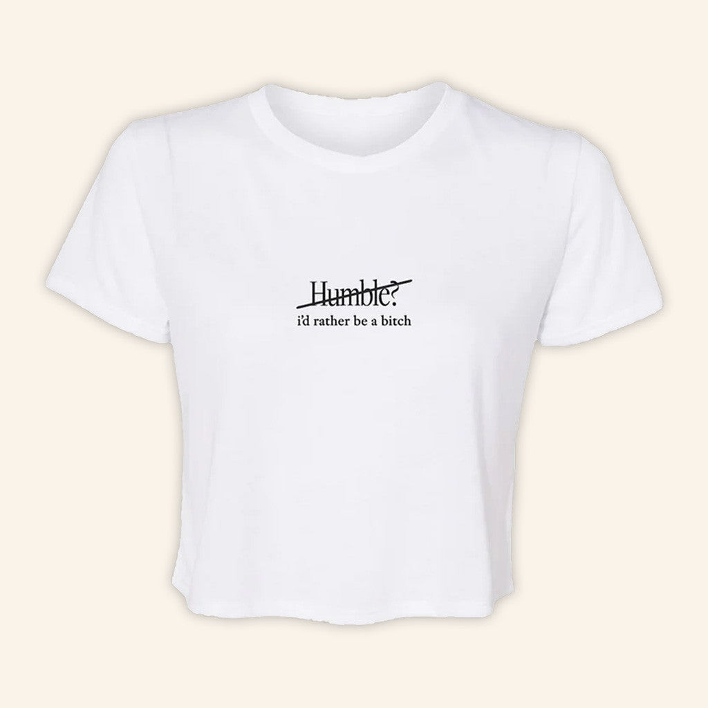 Maren Morris Merch Humble I'd Rather Cropped T-Shirt Gifts For Her Maren Morris Merch Humble I'd Rather Cropped T-Shirt Gifts For Her
