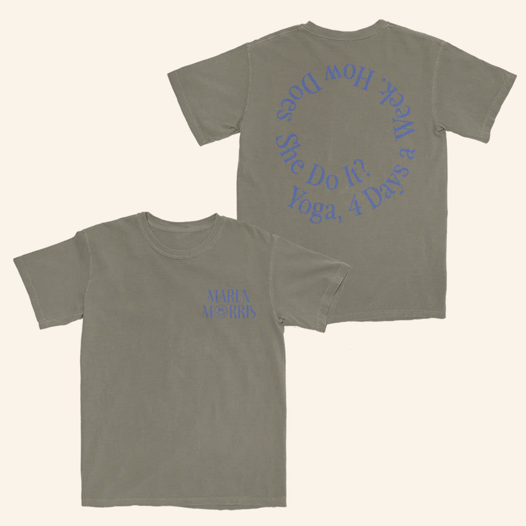 Maren Morris Merch Yoga 4 Days A Week T-Shirt Gifts For Besties Maren Morris Merch Yoga 4 Days A Week T-Shirt Gifts For Besties