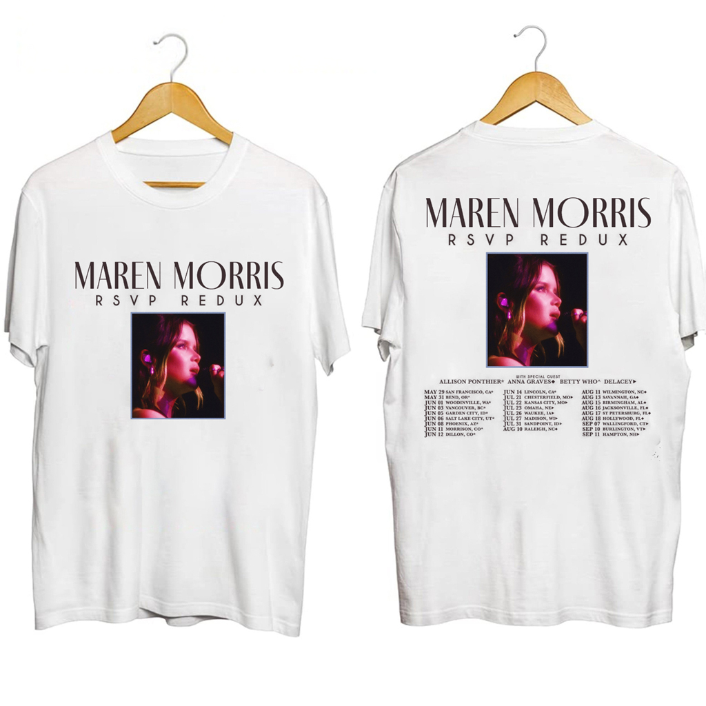 Maren Morris RSVP Redux Tour Shirt Maren Morris Merch Gift Ideas For Music Lovers