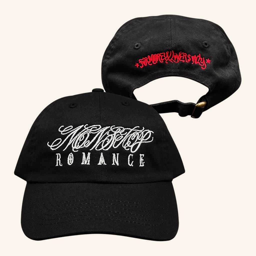 Mareux Merch Embroidered Nonstop Romance Script Hat Christmas Presents For Him Mareux Merch Embroidered Nonstop Romance Script Hat Christmas Presents For Him