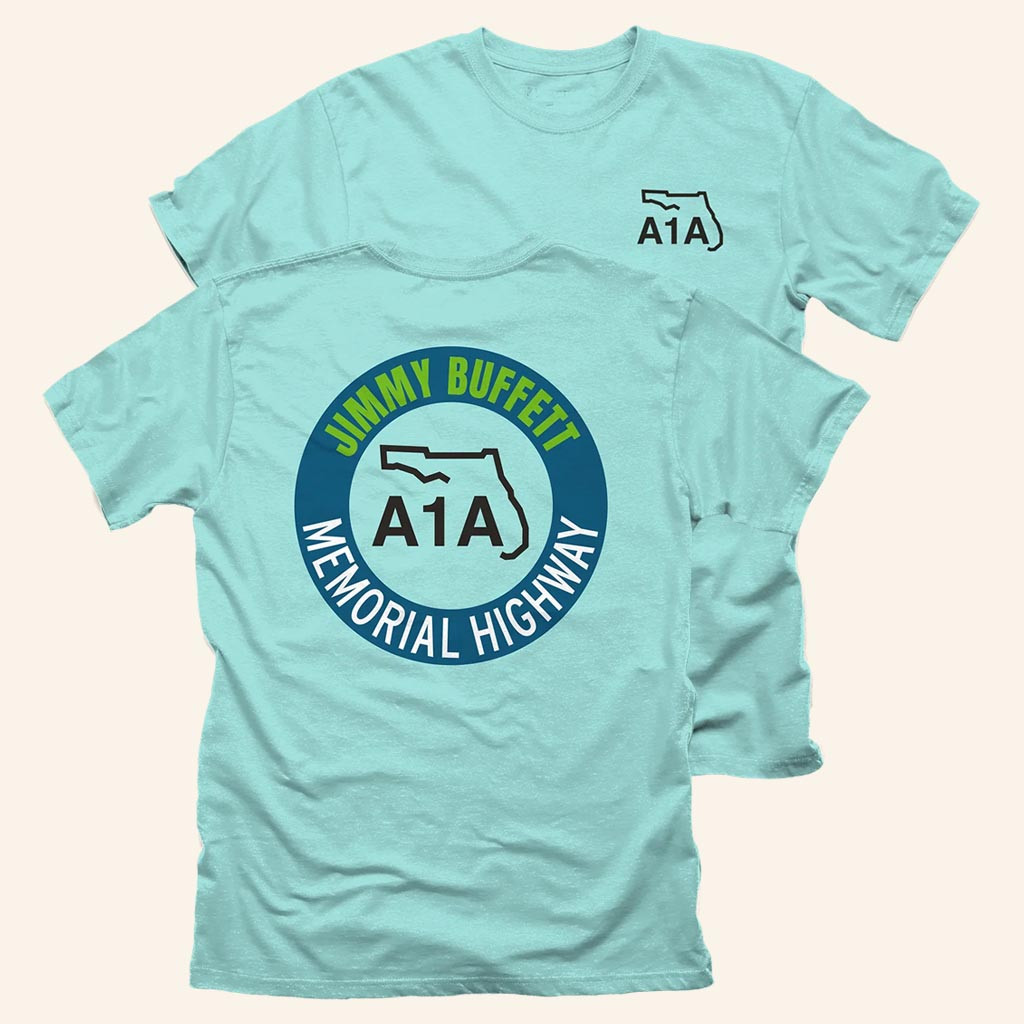 Margaritaville Merch A1A Jimmy Buffett Memorial Highway T-Shirt Gifts For Sister