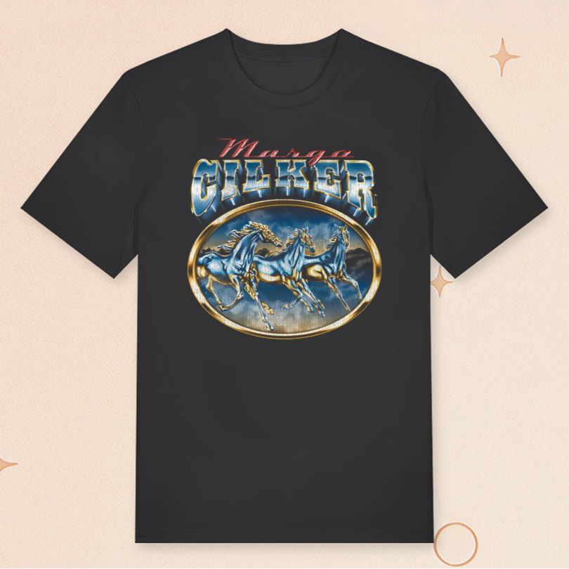 Margo Cilker Merch Chromed Horsies T-Shirt Birthday Present For Husband