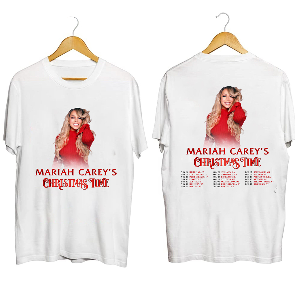 Mariah Carey's Christmas Time Tour Shirt Mariah Carey Merch Birthday Gifts For Wife