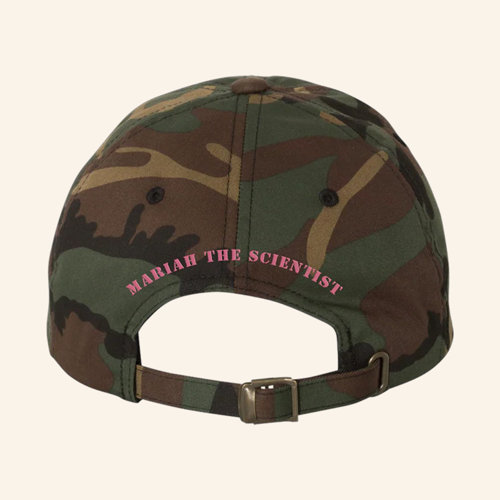 Mariah The Scientist Merch Embroidered Heart Grenade Green Camo Hat Gifts For Sister Mariah The Scientist Merch Embroidered Heart Grenade Green Camo Hat Gifts For Sister