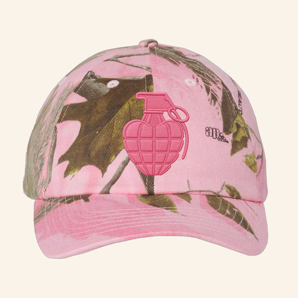 Mariah The Scientist Merch Embroidered Heart Grenade Pink Camo Hat Gifts For Wife Mariah The Scientist Merch Embroidered Heart Grenade Pink Camo Hat Gifts For Wife