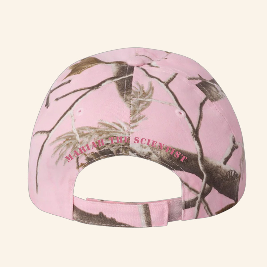 Mariah The Scientist Merch Embroidered Heart Grenade Pink Camo Hat Gifts For Wife Mariah The Scientist Merch Embroidered Heart Grenade Pink Camo Hat Gifts For Wife