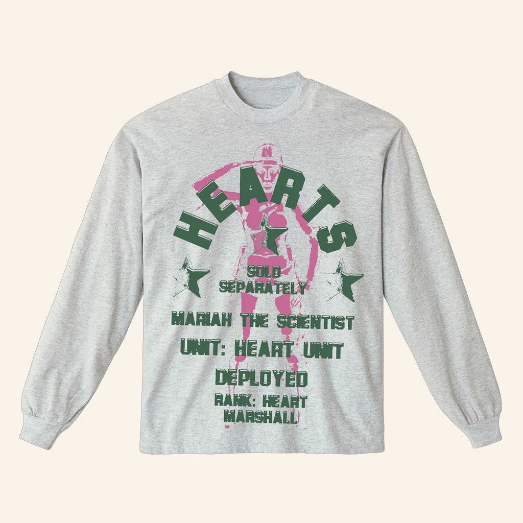 Mariah The Scientist Merch Hearts Emblem Long Sleeve Shirt Gifts For Sister Mariah The Scientist Merch Hearts Emblem Long Sleeve Shirt Gifts For Sister