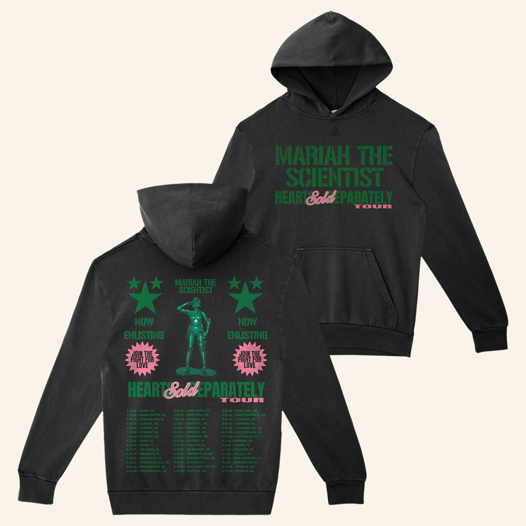 Mariah The Scientist Merch Hearts Sold Separately Tour Hoodie Presents For Music Lovers Mariah The Scientist Merch Hearts Sold Separately Tour Hoodie Presents For Music Lovers
