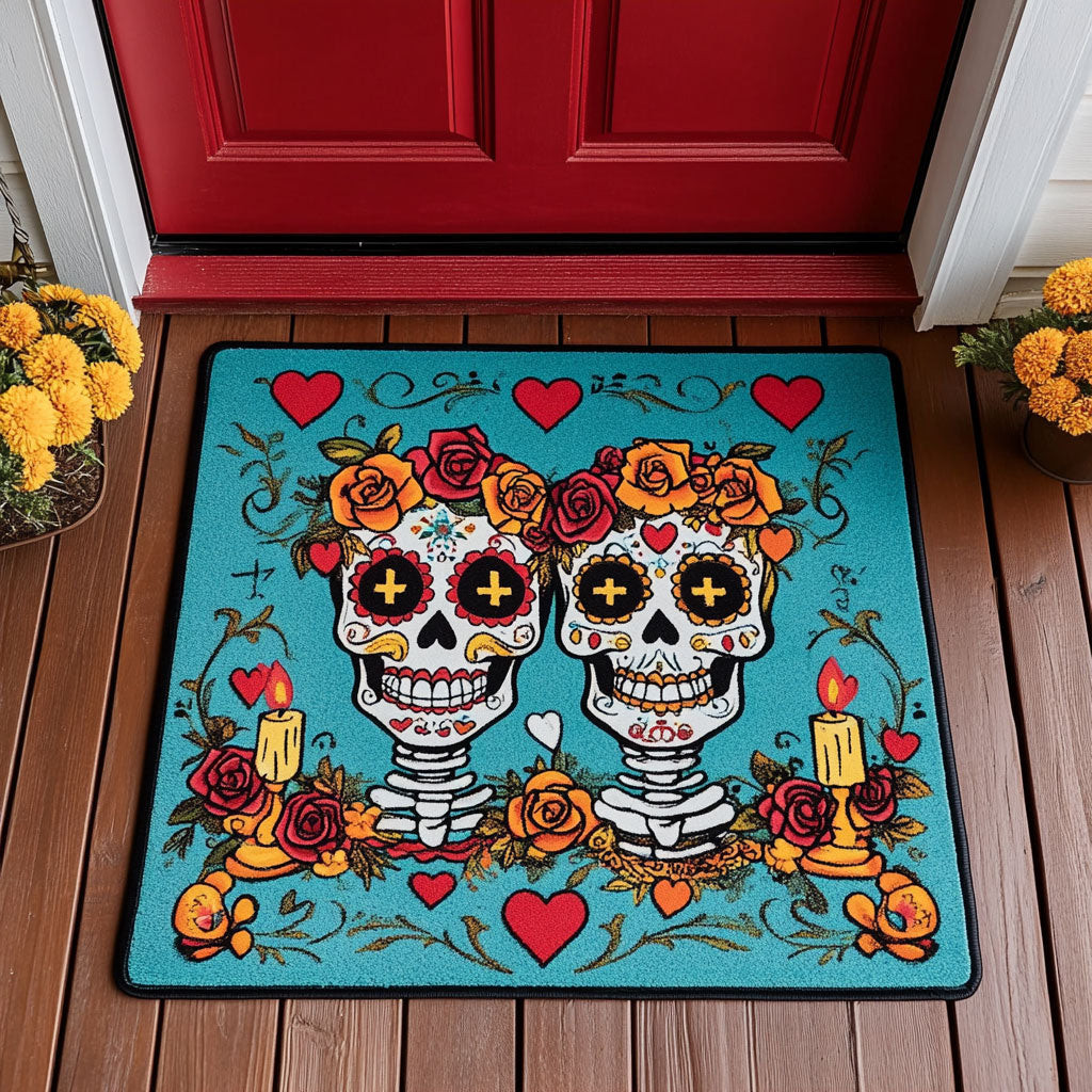 Marigold Melody Doormat Best Decoration Gift For Friends and Family on Halloween Day