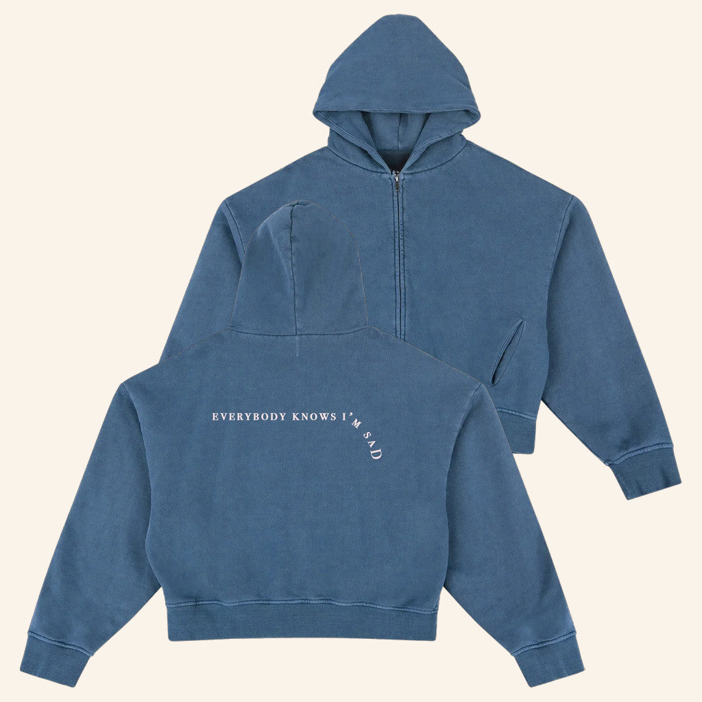 Marina Merch Everybody Knows I'm Sad Zip Hoodie Gifts For Friends Marina Merch Everybody Knows I'm Sad Zip Hoodie Gifts For Friends