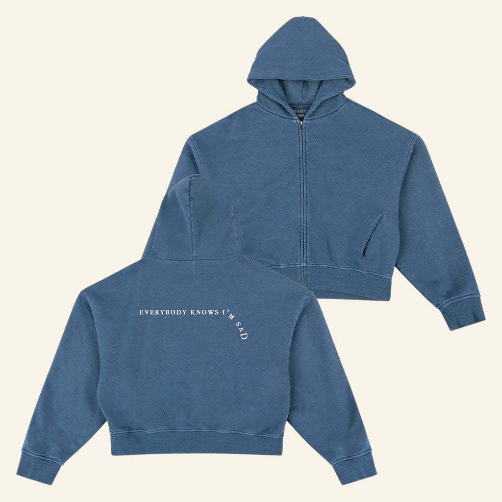 Marina Merch Everybody Knows I'm Sad Zip Hoodie Gifts For Wife Marina Merch Everybody Knows I'm Sad Zip Hoodie Gifts For Wife