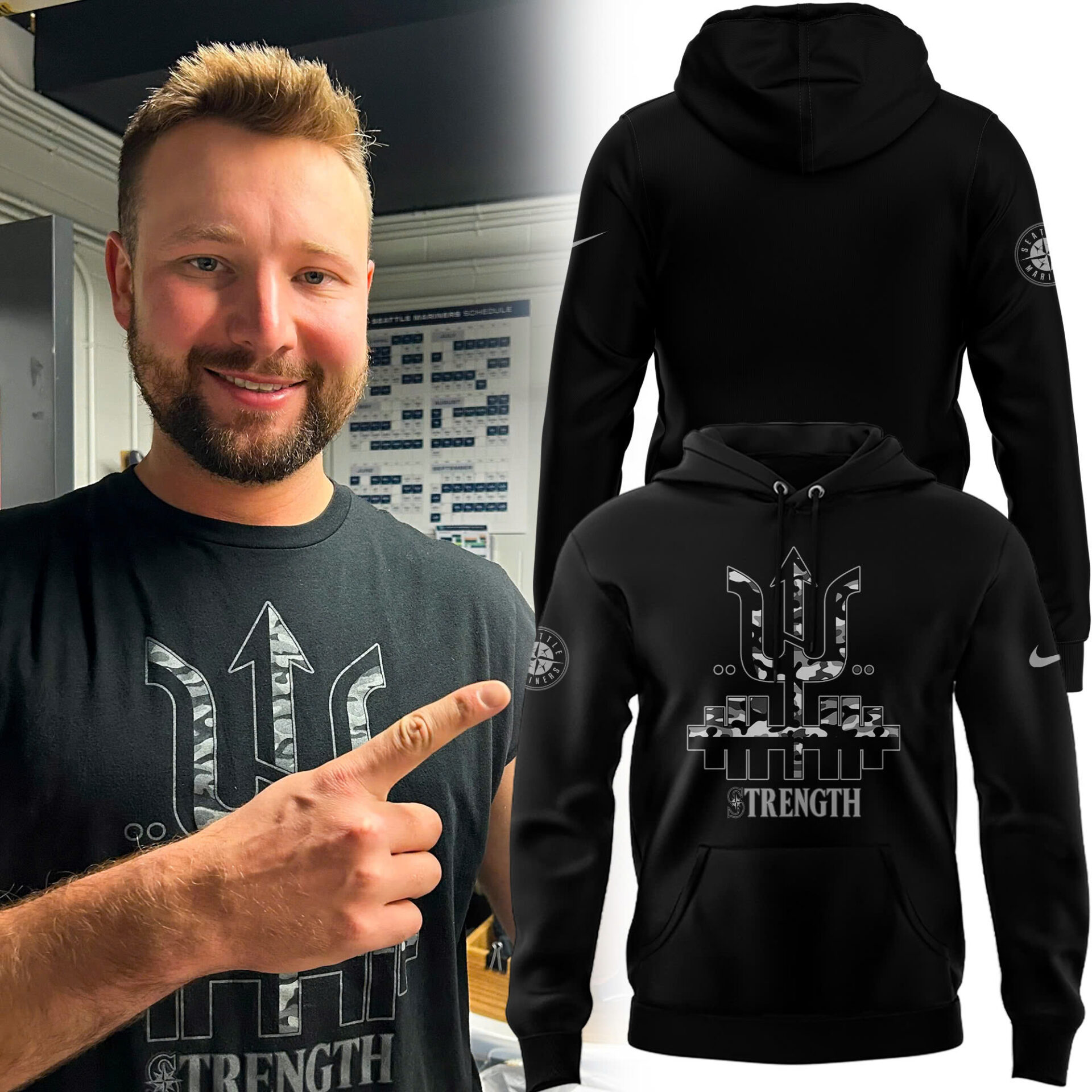 Mariners Baseball Cal'S Hoodie Good Gifts For Baseball Players