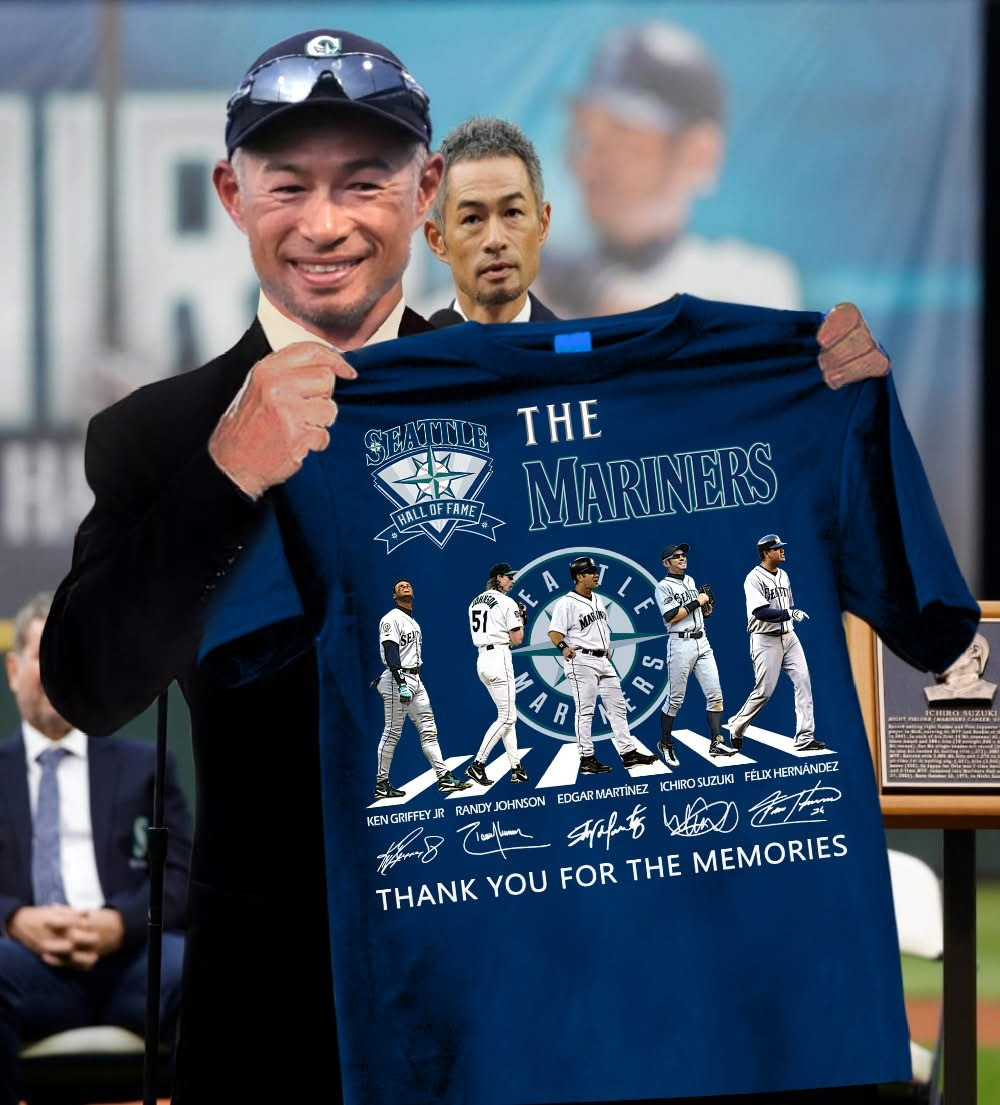 Mariners Hall of Fame Team Shirt Presents For Baseball Lovers