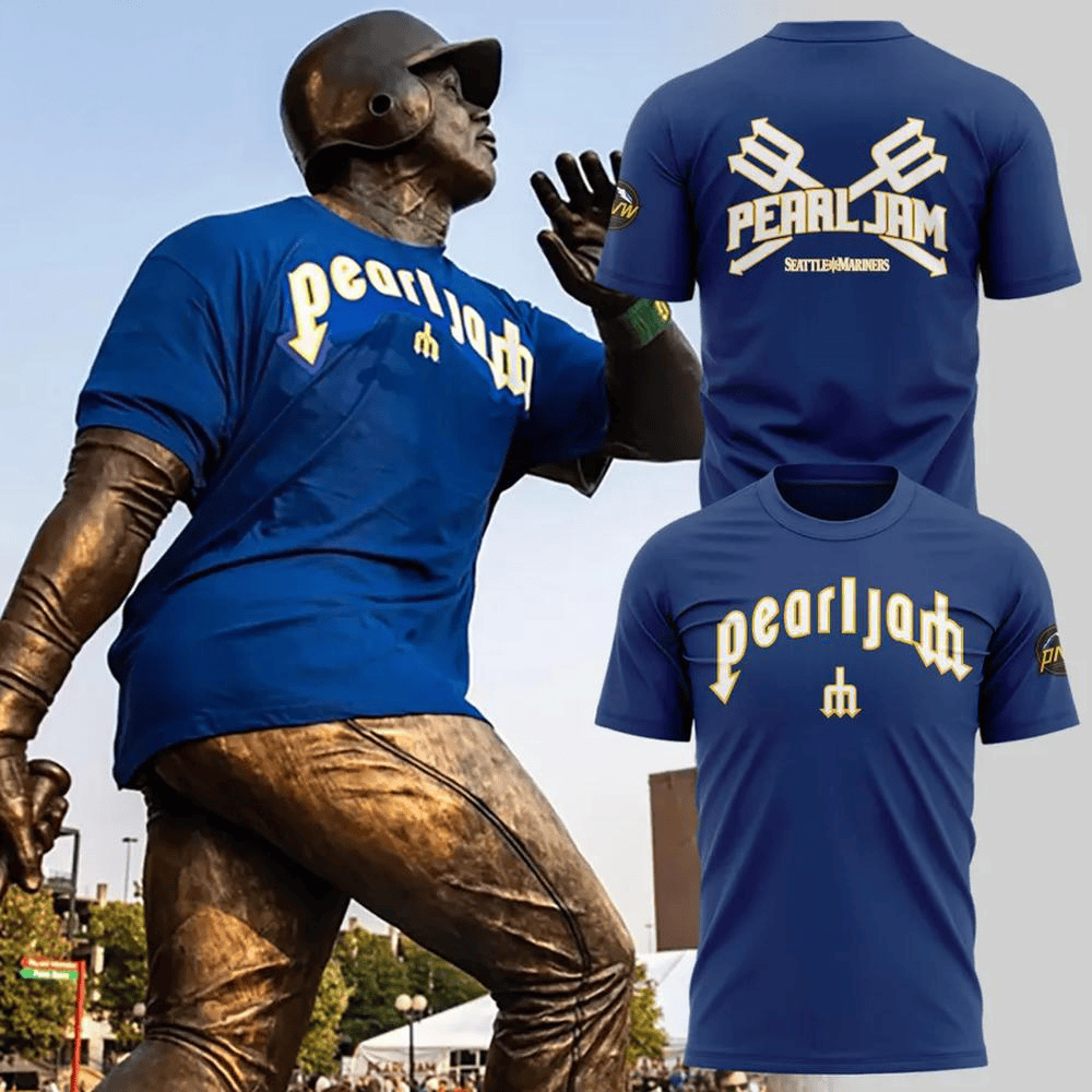 Mariners Pearl Jam Ten Club Night Limited Edition T-Shirt Gift Ideas For Music Lovers