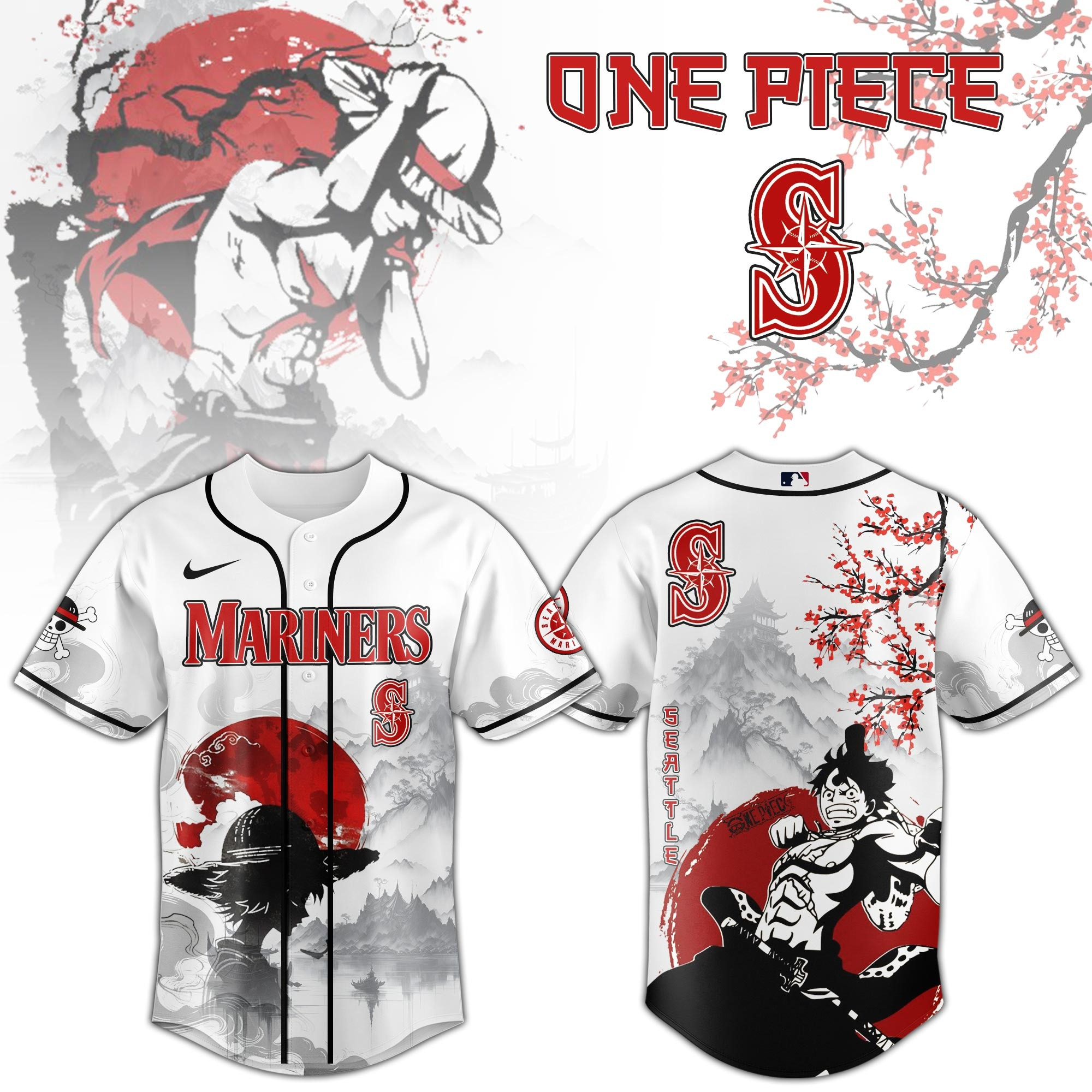Marines One Piece 2025 Japan Jersey Best Gifts For Baseball Fans