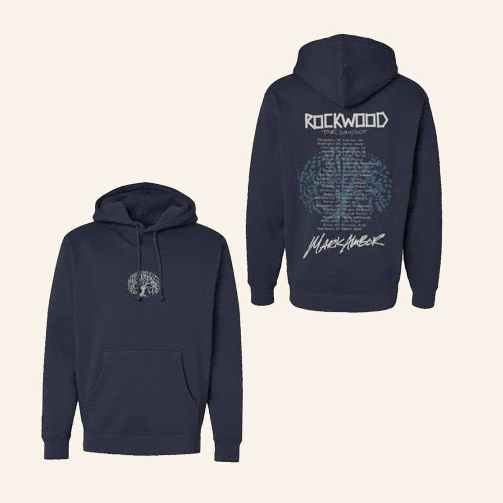 Mark Ambor Merch Tree Navy Hoodie Gifts For Dudes Mark Ambor Merch Tree Navy Hoodie Gifts For Dudes
