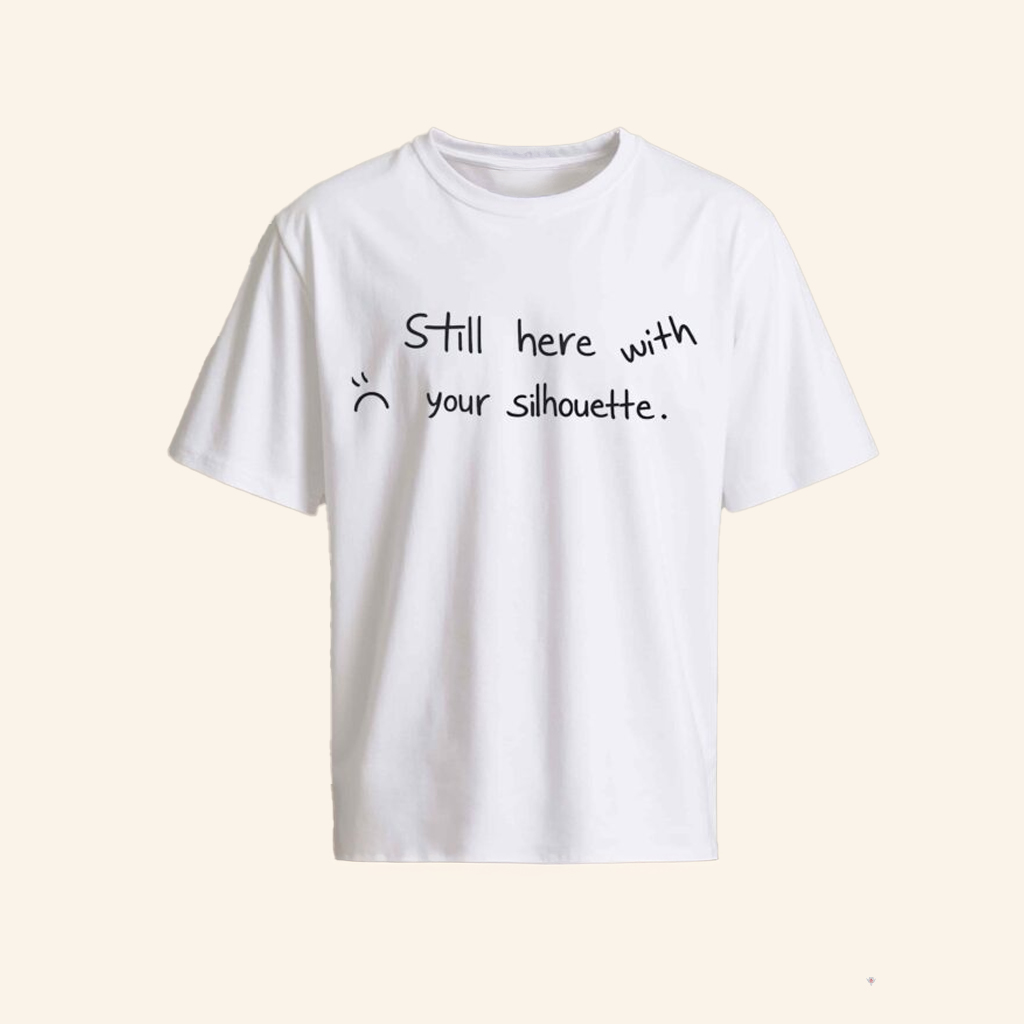 Mark Tuan Merch Still Here With Your Silhouette Shirt Gifts For Her