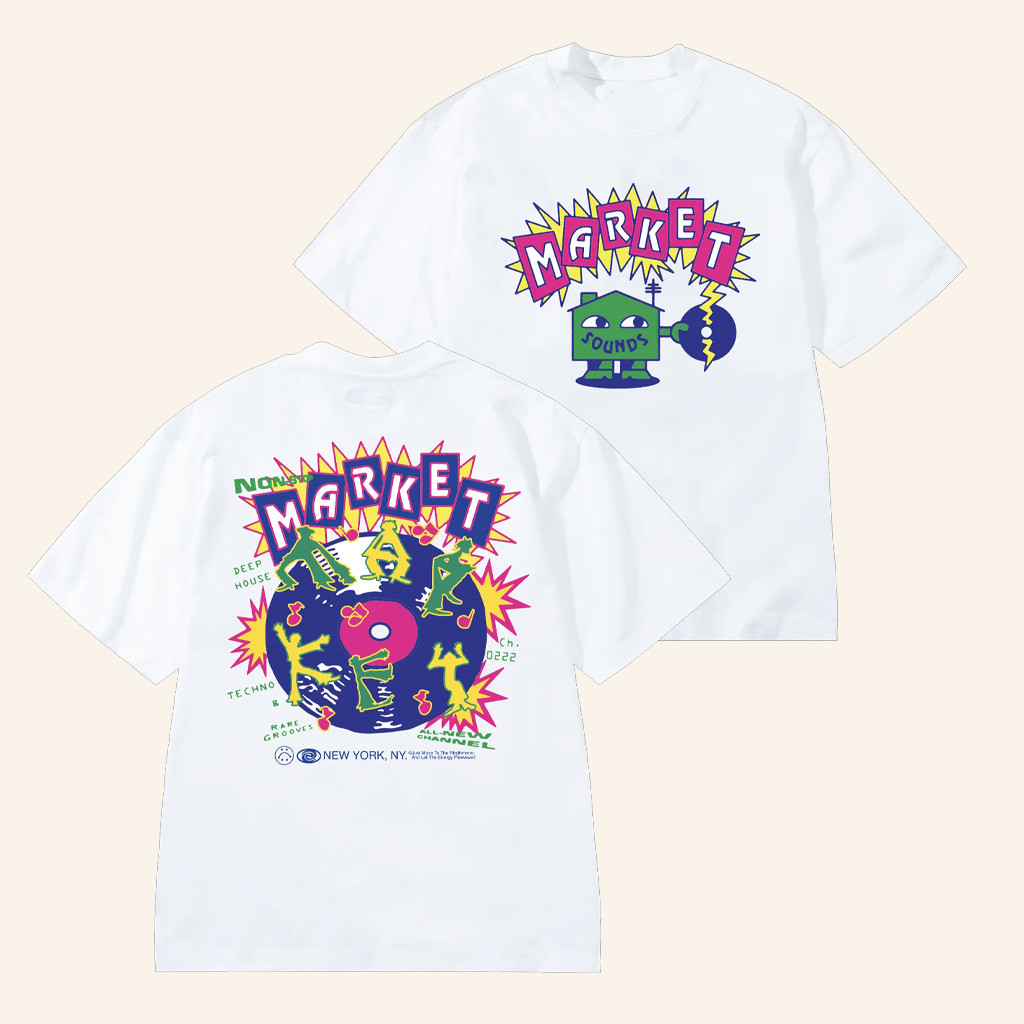 Market Studios Merch Market Sounds T-Shirt Christmas Presents For Him