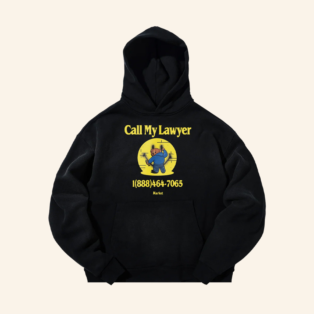 Market Studios Merch Smiley Call My Lawyer Bear Hoodie Gifts For Boyfriend Market Studios Merch Smiley Call My Lawyer Bear Hoodie Gifts For Boyfriend