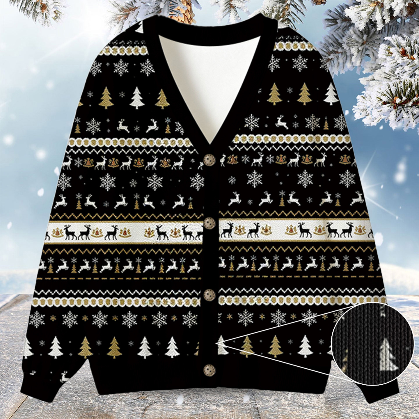 Marlboro Vintage Christmas Ugly Cardigan Cool Xmas Apparel Christmas Gifts For Men
