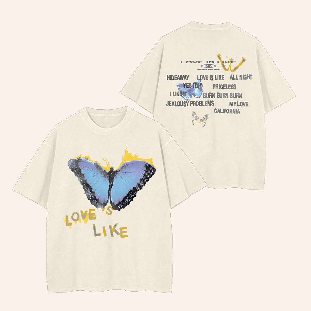 Maroon 5 Merch Love Is Like 2025 Tour T-Shirt Gifts For Pop Fans