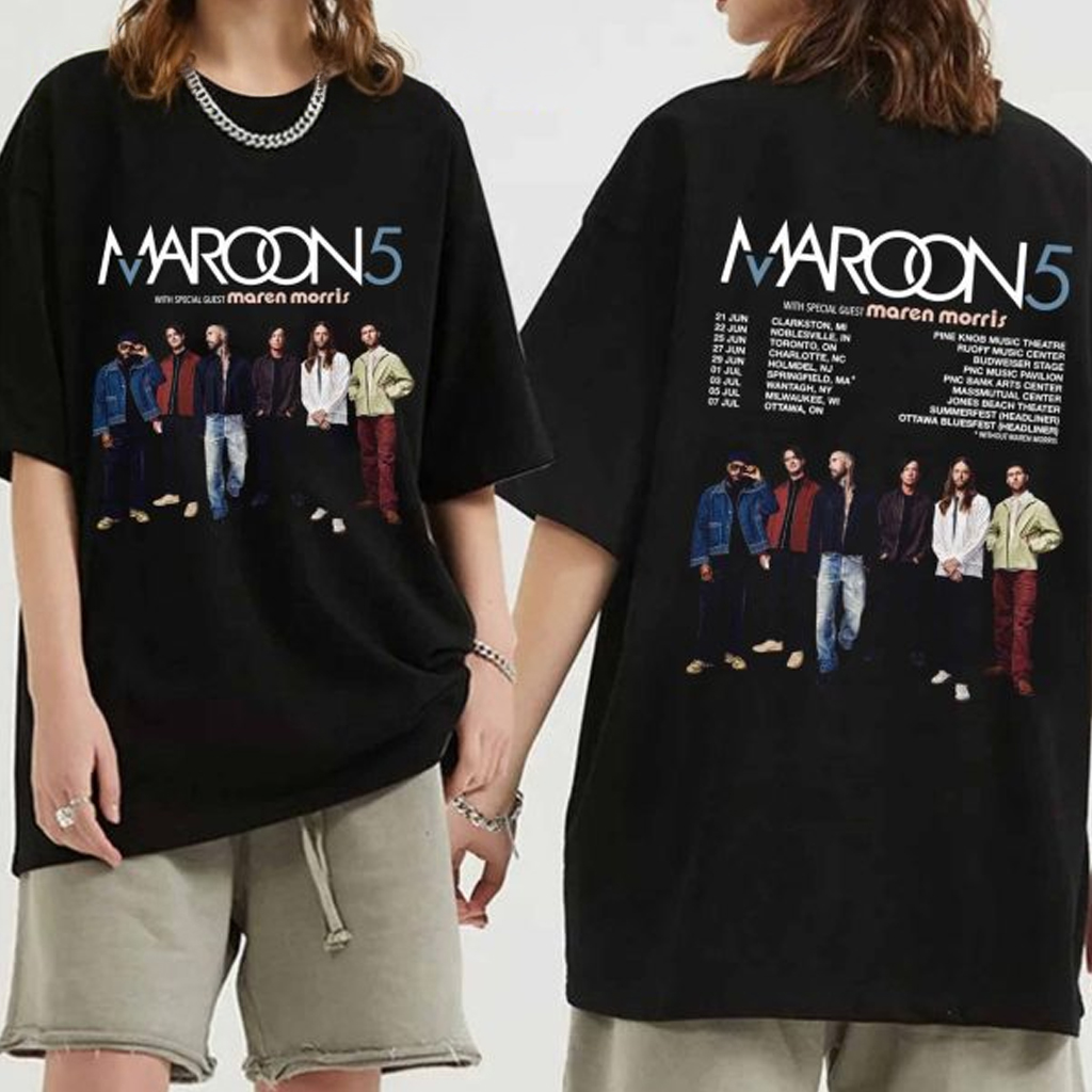 Maroon 5 With Maren Morris Tour Shirt Fan Merch Unique Gifts For Music Lovers Maroon 5 With Maren Morris Tour Shirt Fan Merch Unique Gifts For Music Lovers