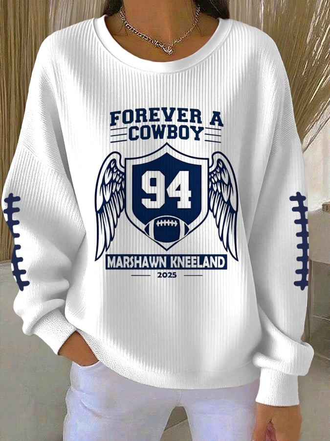 Marshawn Kneeland Forever A Cowboy Sweatshirt RIP Kneeland Remembrance Gifts For Fan