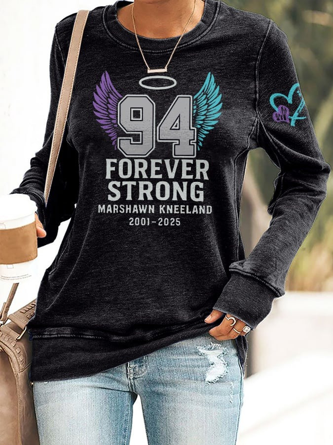 Marshawn Kneeland Forever Strong 94 Sweatshirt Cowboy Kneeland Tribute Gifts For Fan