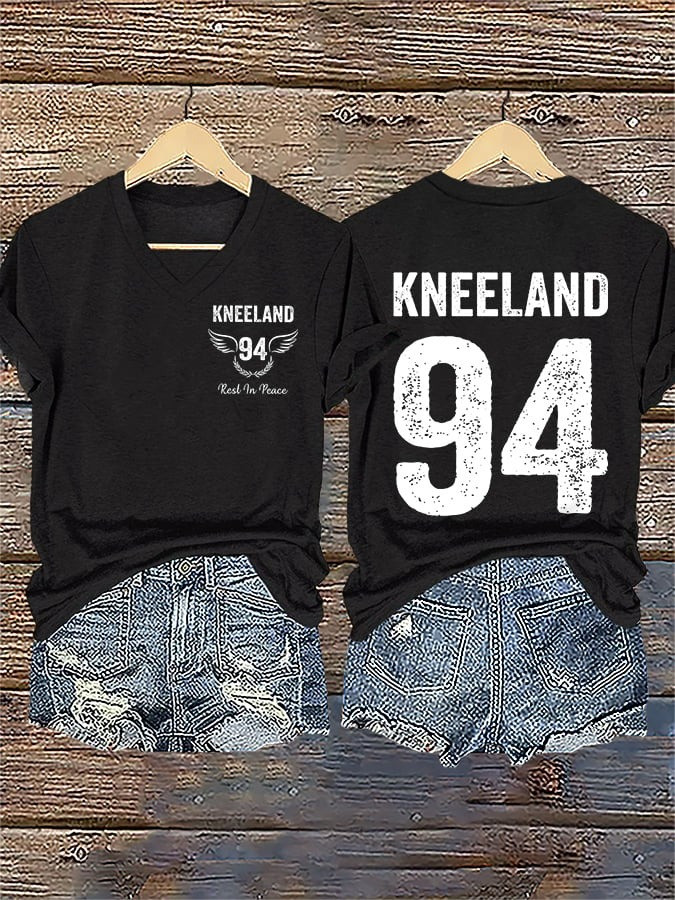 Marshawn Kneeland Rest In Peace V-neck Shirt Cowboy Dallas Shirt Fan Gifts For Remembrance