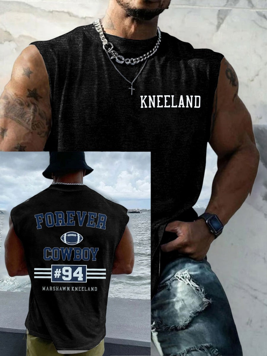 Marshawn Kneeland Tank Top Forever Cowboy Kneeland Tribute Clothing Memorial Gifts For Fan