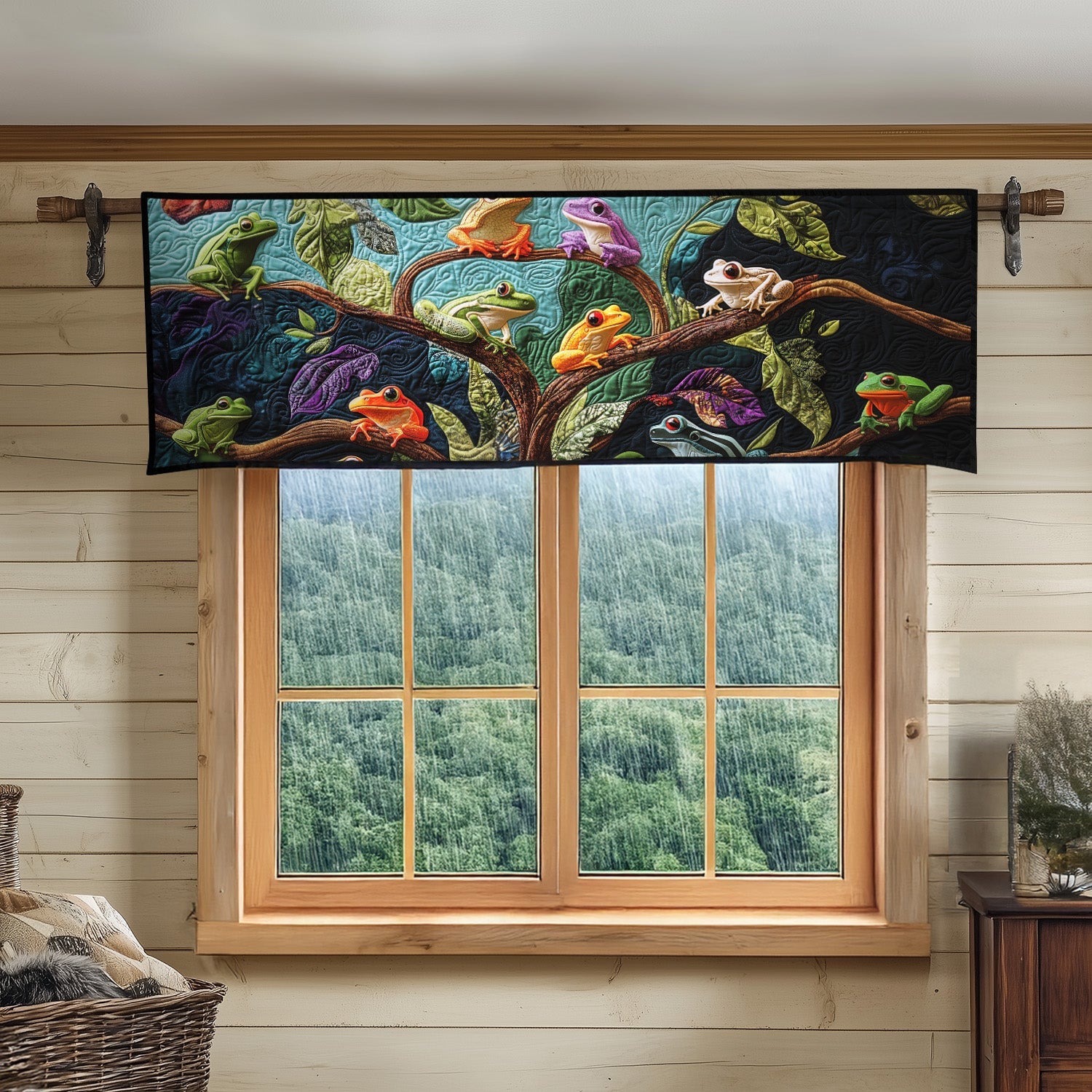 Marshland Magic Quilted Valance Entry Way Ideas Frog Gifts For Men