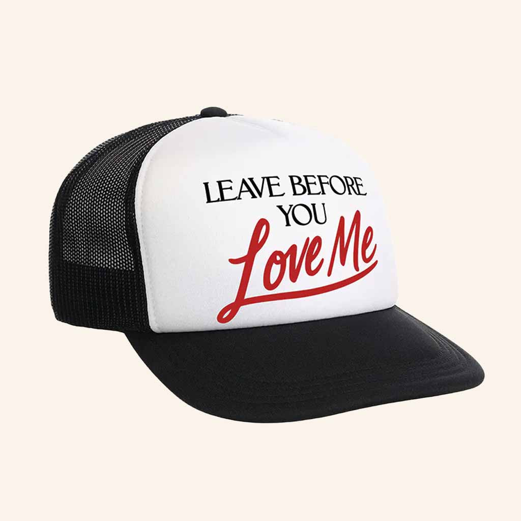 Marshmello Merch Leave Before You Love Me Trucker Hat Gift Ideas For Fans Marshmello Merch Leave Before You Love Me Trucker Hat Gift Ideas For Fans