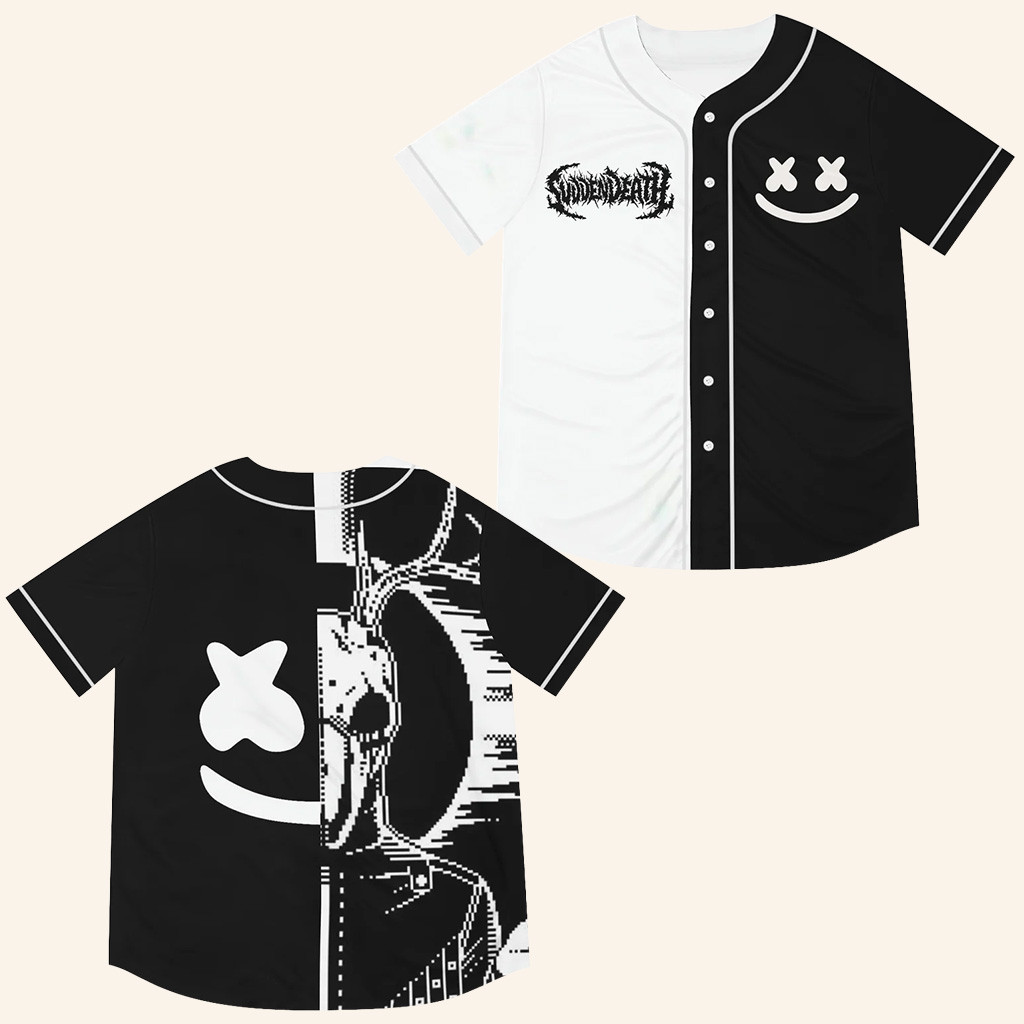 Marshmello Merch Marshmello Jersey B2B Svdden Death Jersey EDC Las Vegas Lost Lands Merch(1)