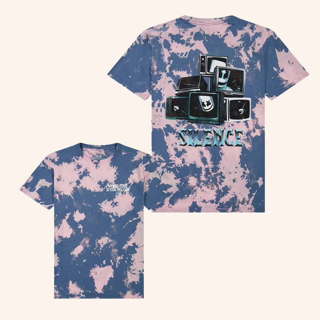 Marshmello Music Merch Silence Tie Dye T-Shirt Music Lover Gifts For Him Marshmello Music Merch Silence Tie Dye T-Shirt Music Lover Gifts For Him