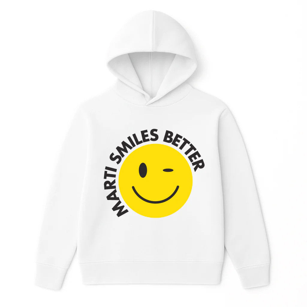 Marti Pellow Official Merch Marti Smiles Better Hoodie Gifts For Besties