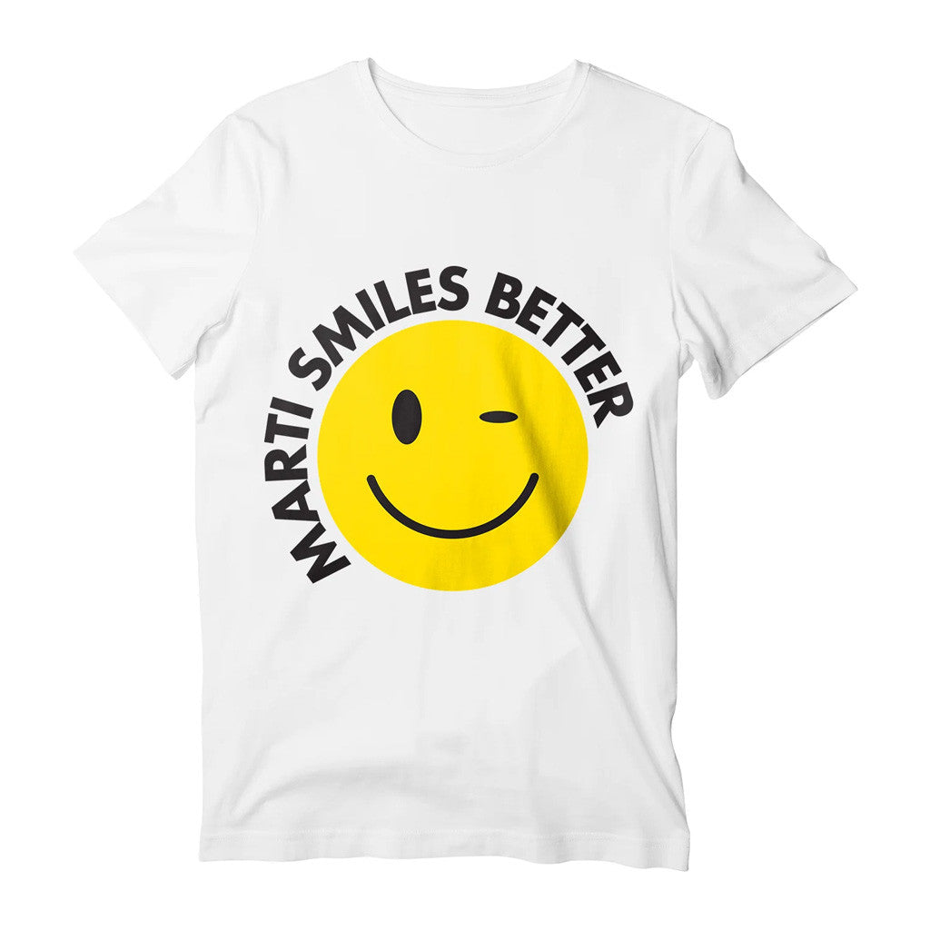 Marti Pellow Official Merch Marti Smiles Better T-Shirt Gifts For Besties