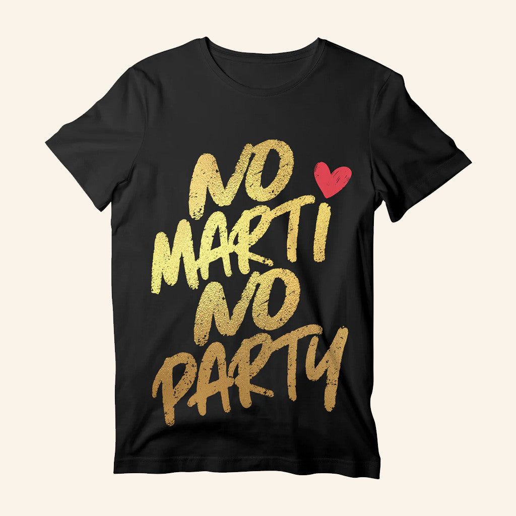 Marti Pellow Official Merch No Marti No Party T-Shirt Gifts For Wife