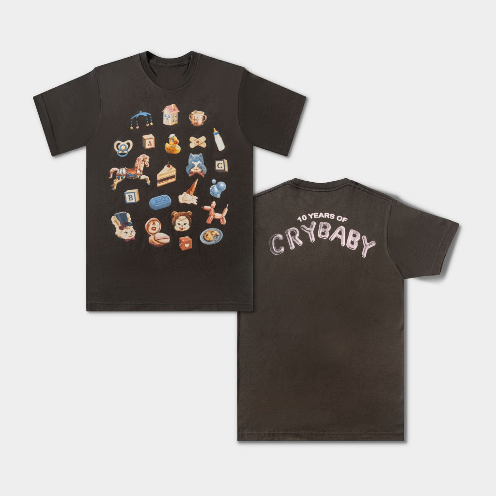 Martin Garrix Merch Anniversary Collage T-Shirt 10 Years Of Crybaby Shirt Gifts For Sister