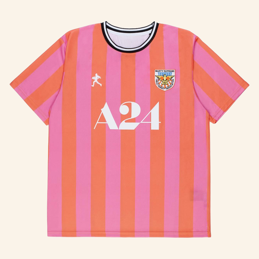 Marty Supreme Merch Marty Supreme A24 Stripes T-Shirt Gifts For Best Friend