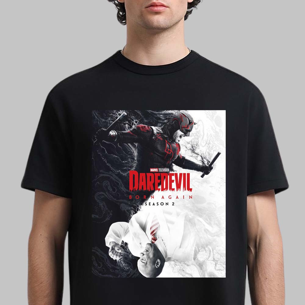 Marvel Daredevil Born Again Season 2 T-Shirt Marvel Televisions Daredevil Shirt Fan Gift For Him